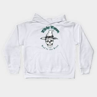 Witchy Women Bad to the Bone Kids Hoodie